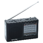 Радиоприемник портативный Hyundai H-PSR140 черный USB microSD, фото 1