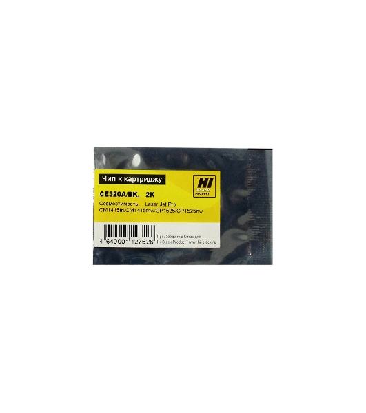 Чип Hi-Black к картриджу HP CLJ CP1525/CM1415 new, BK, 2K