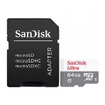 Флеш карта microSD 64GB SanDisk microSDXC Class 10 Ultra (SD адаптер) UHS-I 100MB/s, фото2