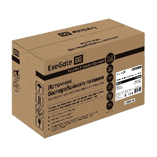 Источник бесперебойного питания ExeGate Power Smart ULB-1000.LCD.AVR.2SH 1000VA/550W, LCD, AVR, 2*Schuko, черный