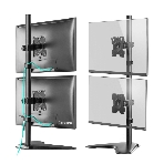 Кронштейн ONKRON D208FS для двух мониторов 13'-32' настольный, черный, фото24