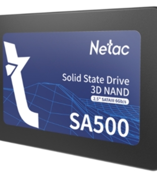 Накопитель SSD Netac SA500, 120Gb, SATA III, 2.5', R/W 500/400