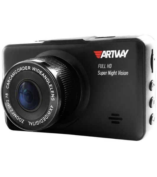 Видеорегистратор Artway AV-396 Super Night Vision, 1920x1080, 3', G-сенсор, датчик движения
