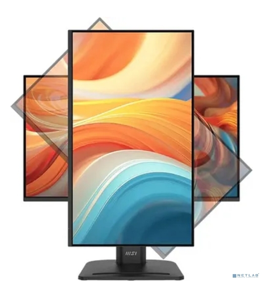 Монитор 23.8' MSI PRO MP245PHG E14 IPS 1920x1080, 144 Гц, 1 мс, 16:9, 300 кд/м², HDMI 2.0, DP 1.2, USB-C (65 Вт), USB Hub (2x USB-A, 1x USB-B), 3.5 Jack, динамики (2x2 Вт), HDR10, черный
