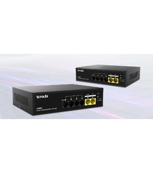 Коммутатор Tenda S106PC 6PORT 100M