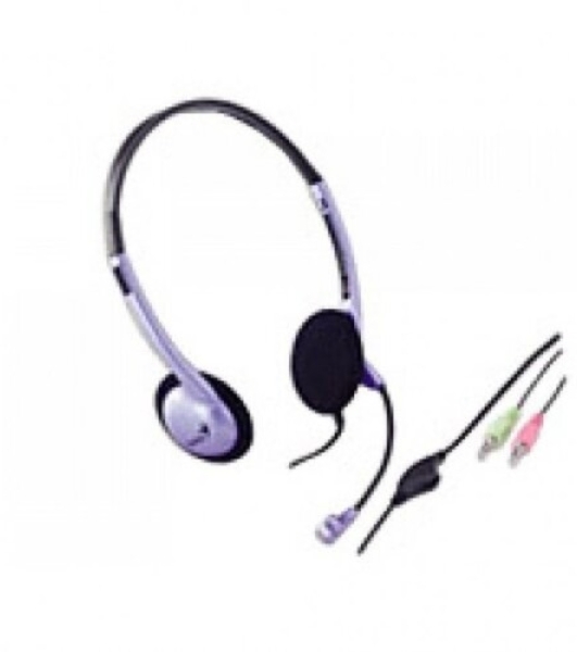 Гарнитура Genius HS-02B фиолетовый, проводная, 3.5 мм