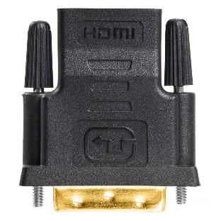 Адаптер Buro HDMI-19M(F)/DVI-D(M) с позол. конт.