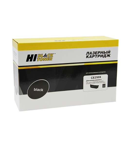 Картридж HP CLJ CP3525/CM3530 (Hi-Black) CE250X, BK, 10,5K