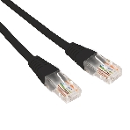Патч-корд U/UTP Rexant cat.5e, RJ45-RJ45, 26AWG, ZH нг(А)-HF, черный, 1,5 м, фото 1