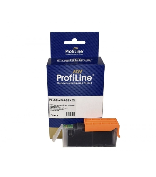 Картридж струйный ProfiLine PL-PGI-470PGbK XL для принтеров Canon PIXMA TS5040/TS6040/TS8040/TS9040/MG5740/MG6840/MG7740 с чернилами Black