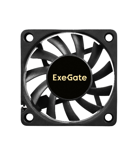 Вентилятор для корпуса ExeGate EX06010S3P-24 черный, 60 мм, 3000 об/мин, 24.1 дБ, 3 pin