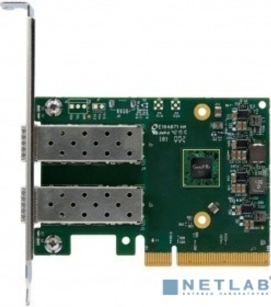 Сетевая карта ConnectX-6 Lx EN adapter card, 25GbE, Dual-port SFP28, PCIe 4.0 x8, No Crypto, Tall Bracket