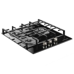 Варочная панель Kuppersberg FG 46 B газ, High-Tech, 45 см, автоматический электроподжиг, газ-контроль, форсунки под сжиженый газ, SABAF конфорки, чугунные решетки, цвет черный, цвет фурнитуры черный, фото8