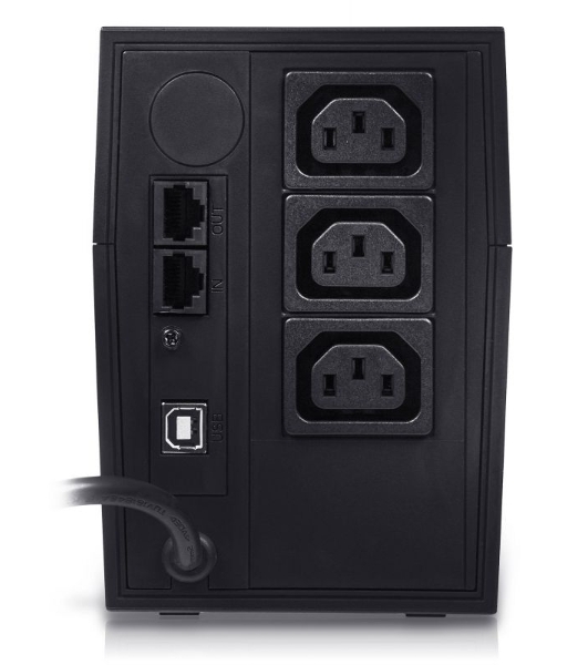 Источник бесперебойного питания Powercom Raptor RPT-600AP 360Вт 600ВА черный