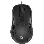 Мышь проводная Defender Standard MB-580 черный, 1000 dpi, USB, кнопки - 3, фото11