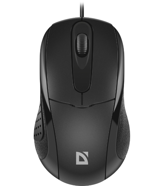 Мышь проводная Defender Standard MB-580 черный, 1000 dpi, USB, кнопки - 3
