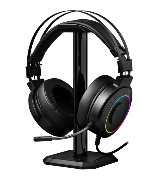 Гарнитура Redragon Lamia 2 чёрный, проводная, USB, подсветка
