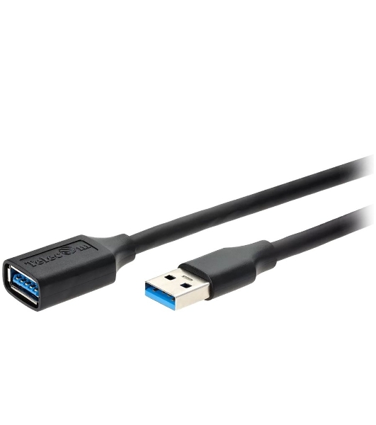 Кабель удлинительный USB3.0 Am-Af 1.8m Telecom черный (TUS708-1.8M)