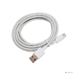 Кабель USB2.0 Cablexpert CC-USB2-AMCM-66W-1.8M-W, AM/Type-C, 6A, 66Вт, QC3.0, 1.8м, медь, белый, пакет, фото4