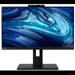 Монитор 27' Acer B278UGbemiqprcuzx IPS 2560x1440, 120 Гц, 4 мс, 16:9, 350 кд/м², HDMI 2.0, DP 1.2, DP out, USB-C (100 Вт), RJ-45, 3.5 Jack, USB Hub (3x USB 3.2), FreeSync, HDR10, динамики (2x2 Вт), веб-камера (5 Мп, IR, микрофон), черный, фото24