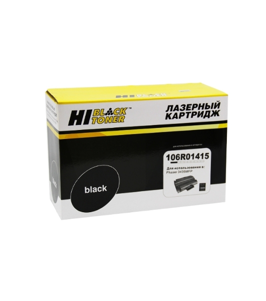 Расходные материалы  Hi-Black 106R01415 Принт-картридж для Xerox Phaser 3435MFP (Hi-Black) 106R01415, 10000 стр.