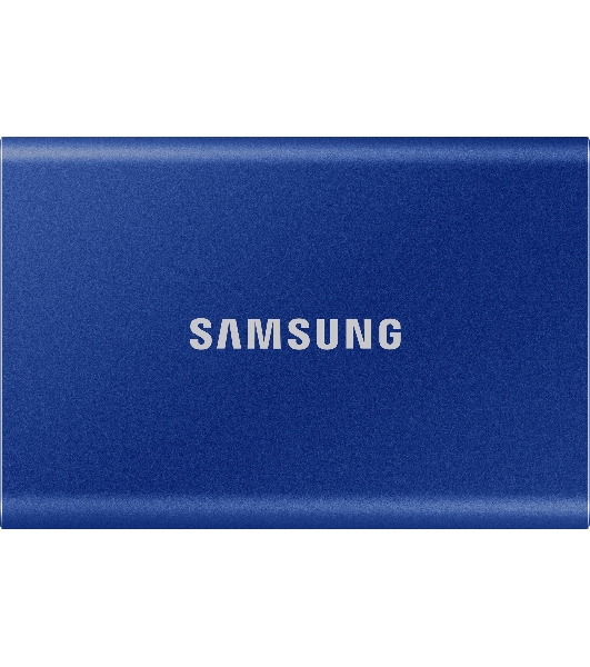 Внешний SSD Samsung T7, 1TB, USB 3.2 Gen 2 Type-C, R/W 1050/1000, синий