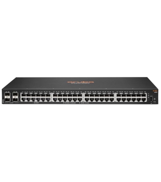 Коммутатор HPE Aruba 6000 48G 4SFP, 48×1 Гбит/с + 4×1 Гбит/с SFP, управляемый