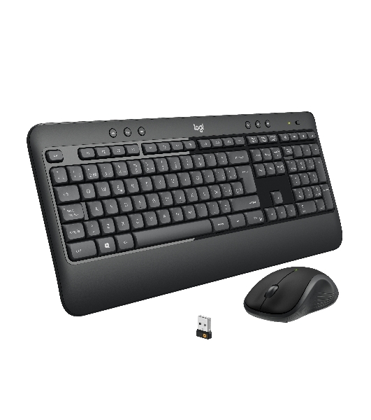 Комплект клавиатура+мышь Logitech MK540 беспроводной, USB, 1000 DPI, чёрный