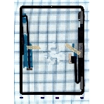Сенсорное стекло (тачскрин) для Apple iPad Pro 11.0 2020 (A2068, A2230, A2228) черное, фото 1