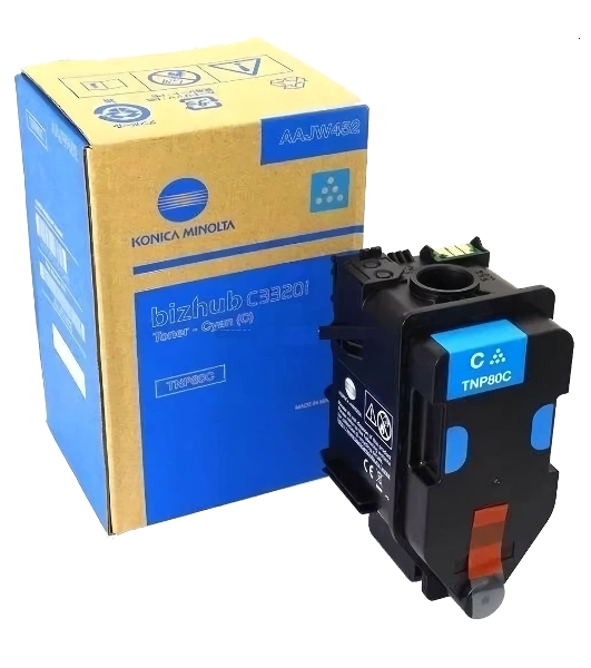 Тонер-картридж Konica-Minolta bizhub C3320i голубой TNP-80C
