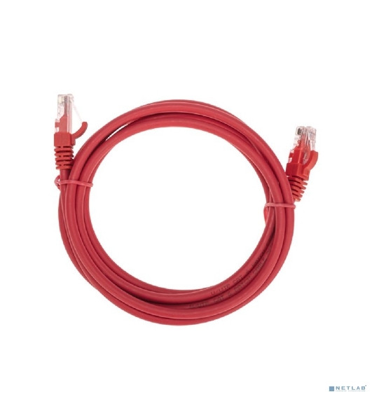 Патч-корд U/UTP Rexant cat.6, RJ45-RJ45, неэкранированный, 26AWG, LSZH, красный, 2 м