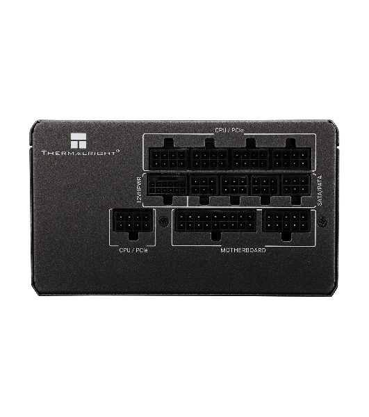 Блок питания Thermalright, 1000W 80+ Platinum (ATX, 3.0, PCIe 5.0, Full modular, 1x24(20+4)pin, 1xCPU 8(4+4)pin, 2xPCIe*2 8(6+2)pin, 1x12VHPWR PCIe 5.0 12+4pin 600мм, 6xSATA3, 4xMOLEX4pin, Active, 120x120мм, 150x140x86мм, APFC, OPP, OVP, OTP, OCP, SCP, UVP, черный)