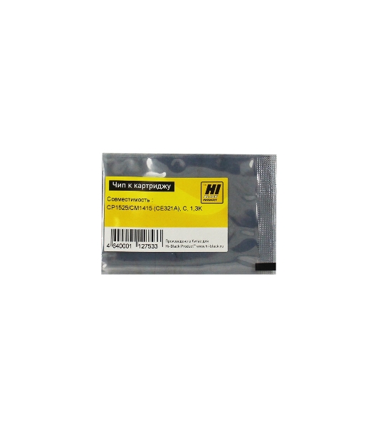 Чип Hi-Black к картриджу HP CLJ CP1525/CM1415 new, C, 1,3K