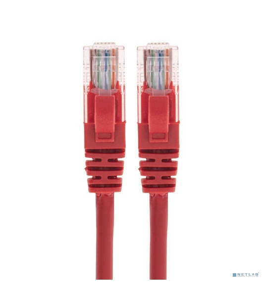 Патч-корд U/UTP Rexant cat.6, RJ45-RJ45, неэкранированный, 26AWG, LSZH, красный, 2 м
