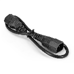 Кабель питания ExeGate Power EC-0,5P (C13->C14, VDE-250V-3*1.0мм2, медь, черный, 16A, 0.5 м), фото3