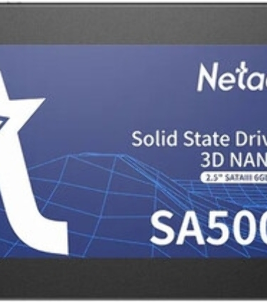 Накопитель SSD Netac SA500, 2Tb, SATA III, 2.5', R/W 530/475