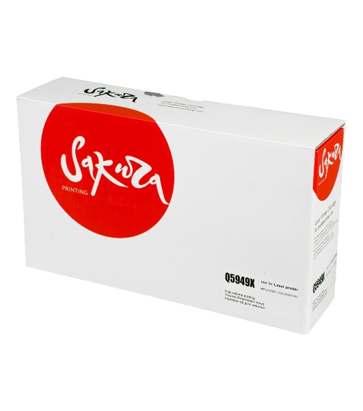 Картридж лазерный Sakura Q5949X для HPLaserJet 1320/1320n/1320nw/1320t/1320tn/M3390mfp/M3392mfp, черный, 6000 к.