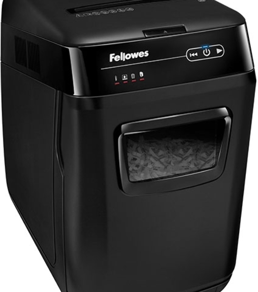 Шредер Fellowes AutoMax 130C (секр.P-3)/фрагменты/130лист./32лтр./пл.карты