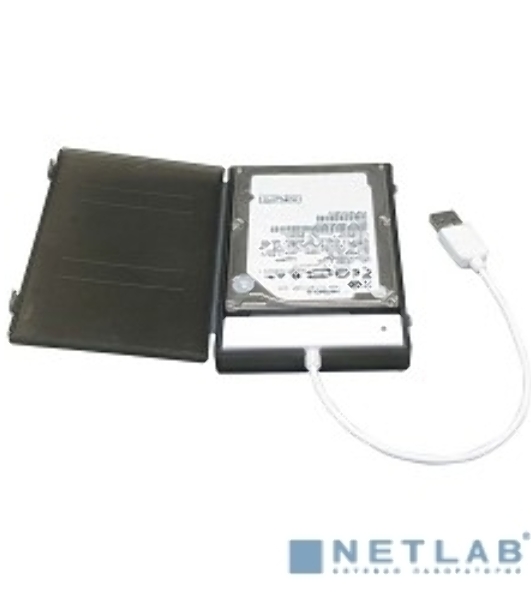 Контейнер для HDD AgeStar Внешний корпус 2.5' SATA HDD/SSD AgeStar SUBCP1 черный USB 2.0, пластик, черный, безвинтовая конструкция 10610