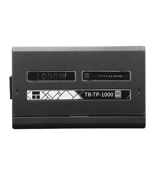 Блок питания Thermalright, 1000W 80+ Platinum (ATX, 3.0, PCIe 5.0, Full modular, 1x24(20+4)pin, 1xCPU 8(4+4)pin, 2xPCIe*2 8(6+2)pin, 1x12VHPWR PCIe 5.0 12+4pin 600мм, 6xSATA3, 4xMOLEX4pin, Active, 120x120мм, 150x140x86мм, APFC, OPP, OVP, OTP, OCP, SCP, UVP, черный)