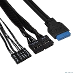 Компьютерный корпус Miditower ExeGate CP-603UB Black, ATX, (CP500W, 80мм), 2*USB+2*USB 3.0, Audio, замок блокировки кнопки питания, фото3