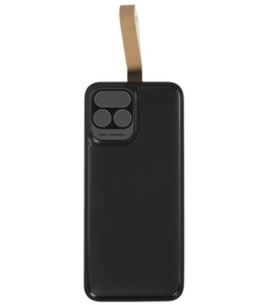 Портативный аккумулятор Perfeo Powerbank Atomic Age 30000 mAh/LED дисплей/PD + QC 3.0/Type-C/2 USB/Выход: 5A, max 22.5Wчерный (PF_E1478)