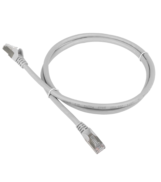 Патч-корд LANMASTER TWT-45-45-5.0/S-GY 5м FTP Cat 5e серый