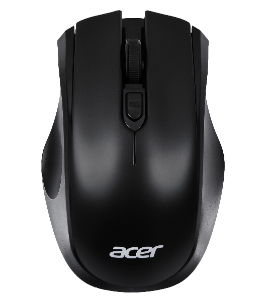 Мышь беспроводная Acer OMR030 черный, 1600 dpi, радиоканал, USB, кнопки - 4