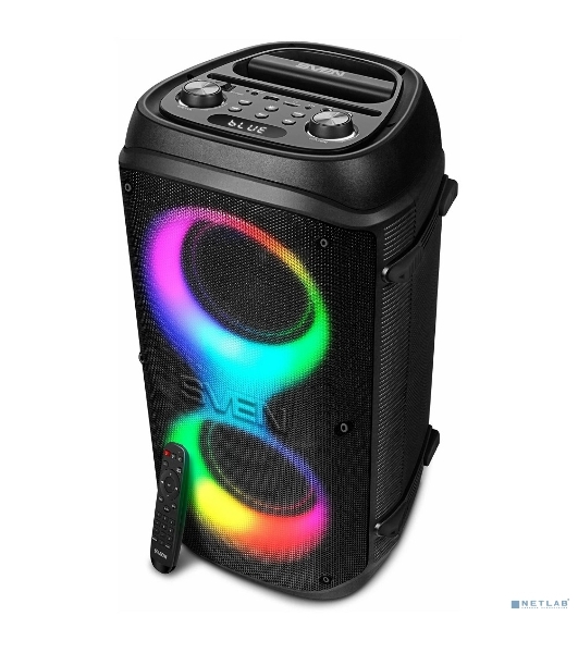 Колонка портативная SVEN PS-800 черный 100W 2.0 BT 10м 4400mAh