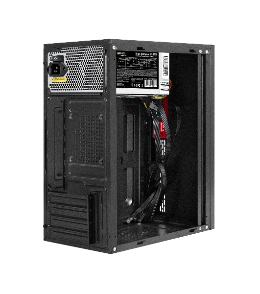 Компьютерный корпус Minitower ExeGate BAA-403-UNS350 (mATX, БП UNS350 с вент. 12см, 2*USB, HD Audio, черный)