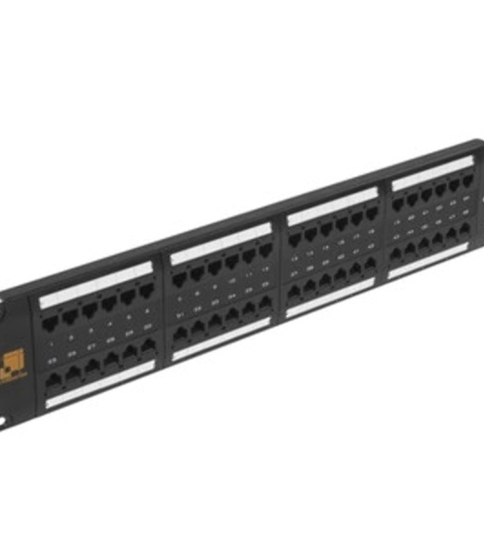 Патч-панель Lanmaster LAN-PPL48U5E 19' 2U 48xRJ45 кат.5e UTP