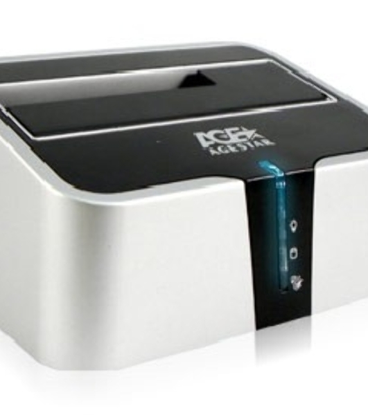 Док-станция для HDD AgeStar 3CBT2 SATA II пластик серебристый 1