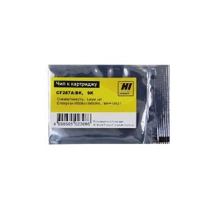 Чип Hi-Black к картриджу HP LJ Enterprise M506/M527/M501 (CF287A) OEM SIZE, Bk, 9K