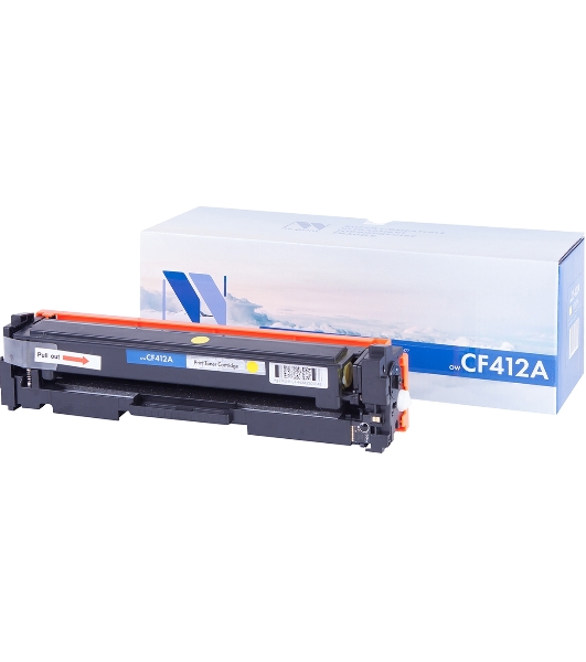 Картридж лазерный NVPrint совместимый для LJ Pro M477fdn/M477fdw/M477fnw/M452dn/M452nw CF412A Yellow (2300k)